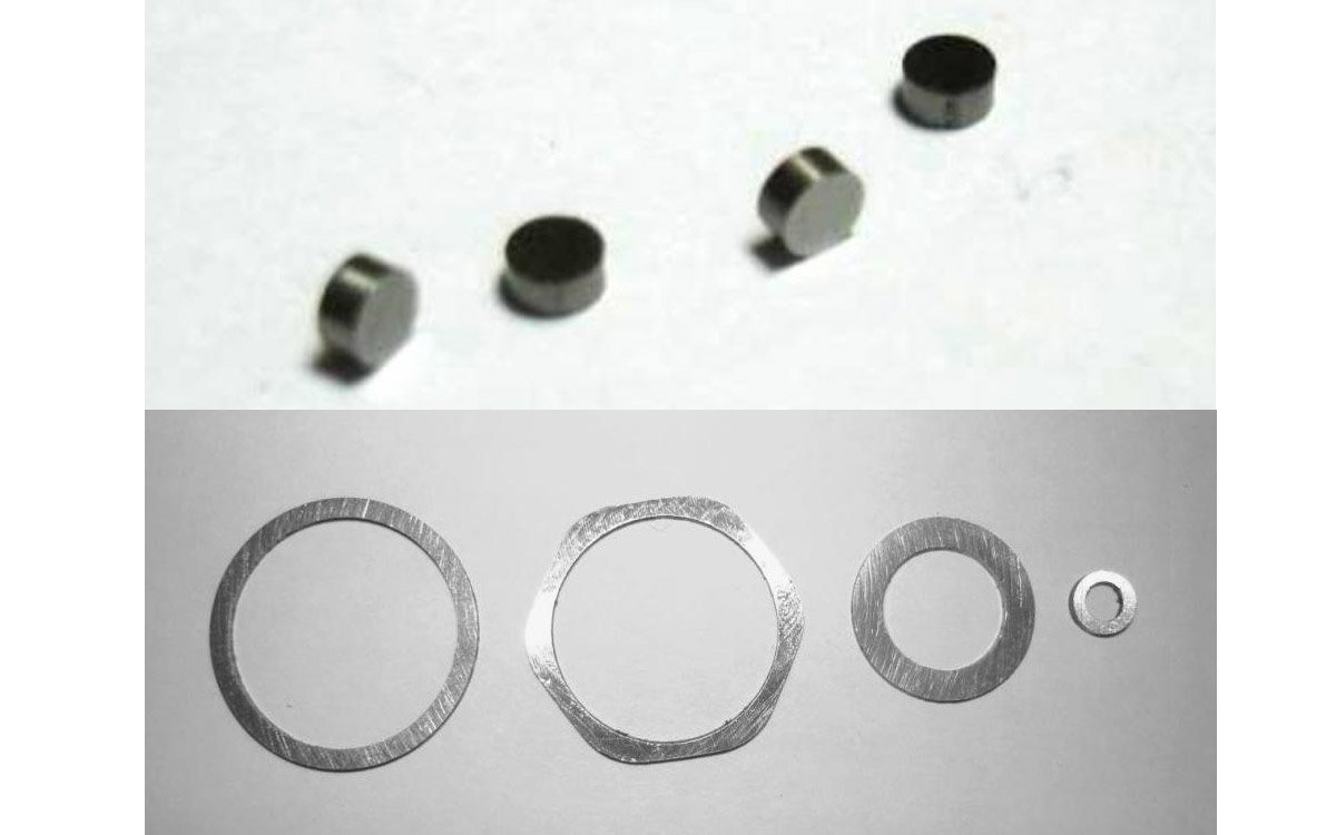 Foto: Washers for CR injector adjustment